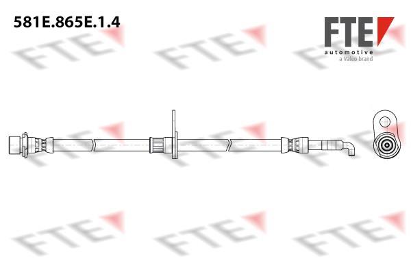 Flexible de frein (Durite de frein) FTE automotive GmbH ref. 9240983