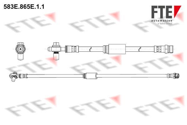 Flexible de frein (Durite de frein) FTE automotive GmbH 9240795
