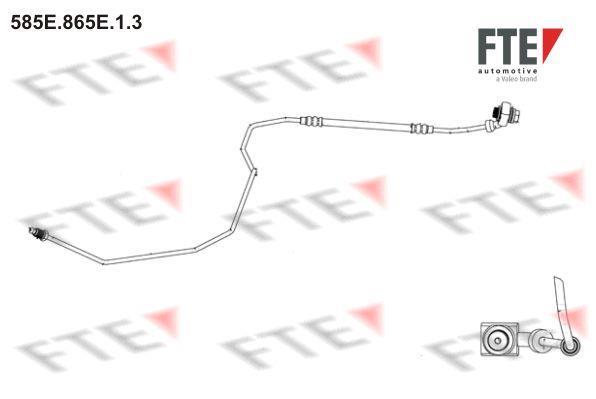 Flexible de frein (Durite de frein) FTE automotive GmbH ref. 9240798