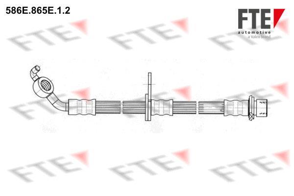 Flexible de frein (Durite de frein) FTE automotive GmbH ref. 9240800