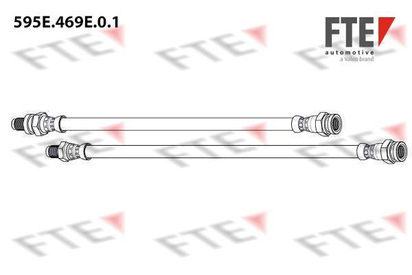 Flexible de frein (Durite de frein) FTE automotive GmbH ref. 9240984