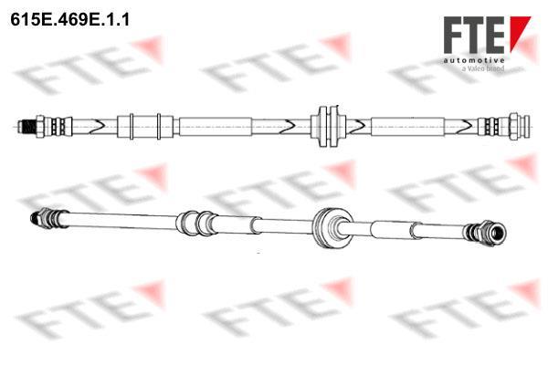 Flexible de frein (Durite de frein) FTE automotive GmbH ref. 9240812