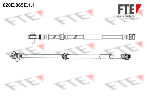 Flexible de frein (Durite de frein) FTE automotive GmbH ref. 9240814