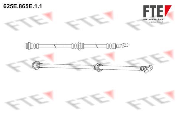 Flexible de frein (Durite de frein) FTE automotive GmbH ref. 9240815