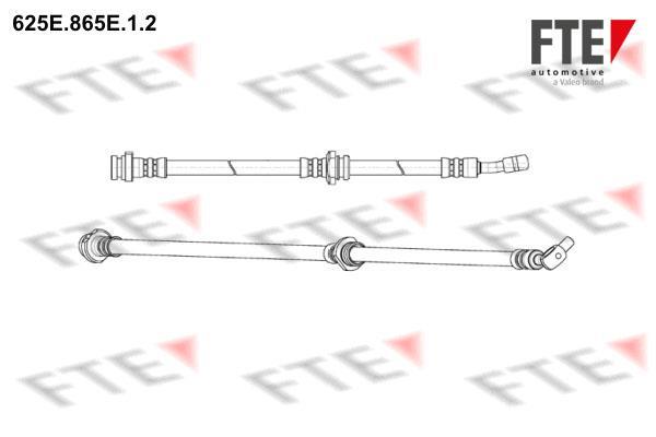 Flexible de frein (Durite de frein) FTE automotive GmbH ref. 9240816