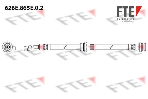 Flexible de frein (Durite de frein) FTE automotive GmbH 9240991