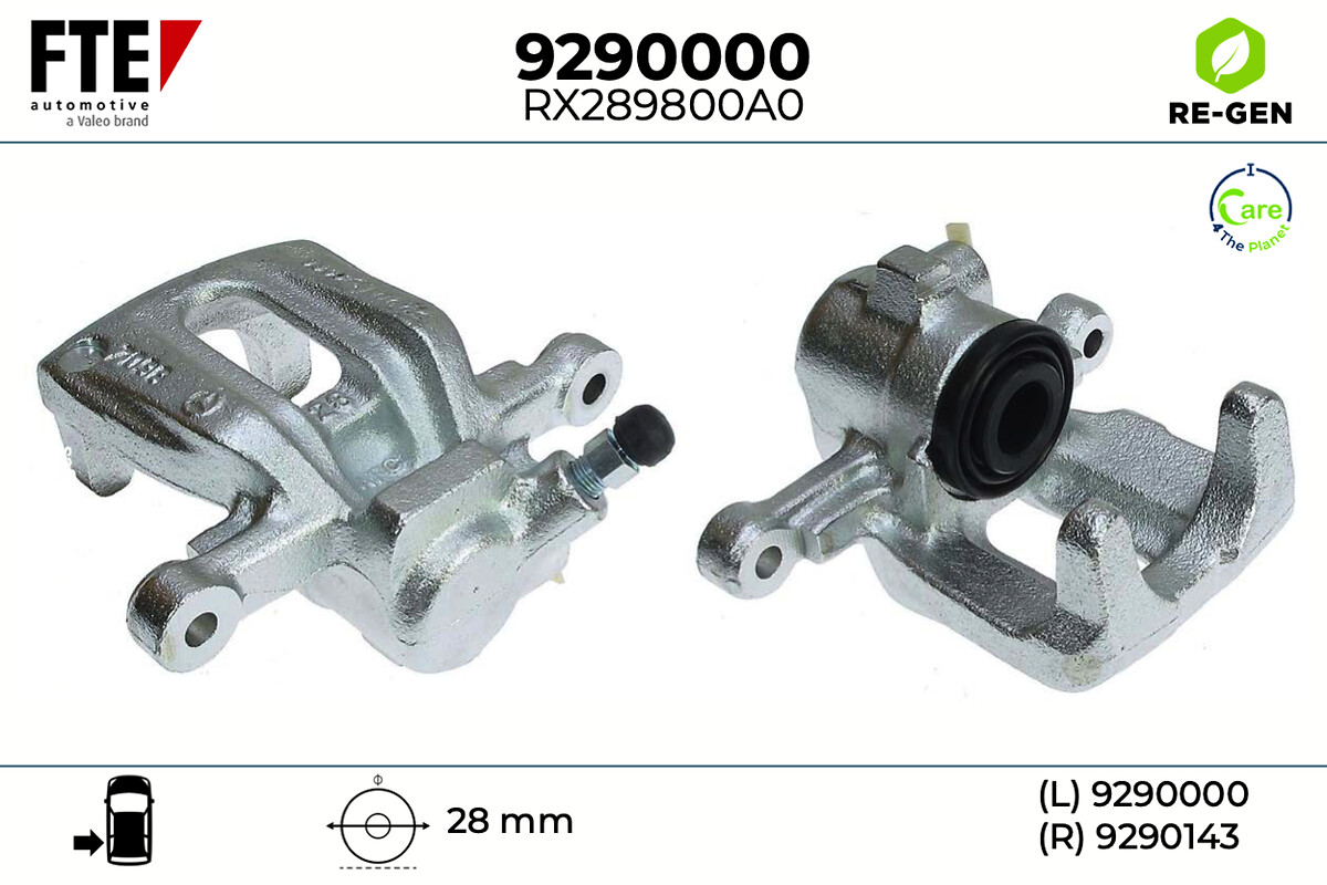 Étrier de frein FTE automotive GmbH ref. 9290000