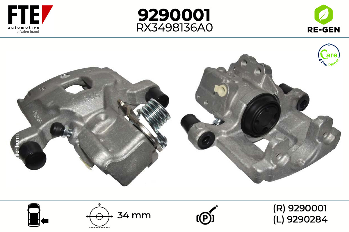 Étrier de frein FTE automotive GmbH 9290001