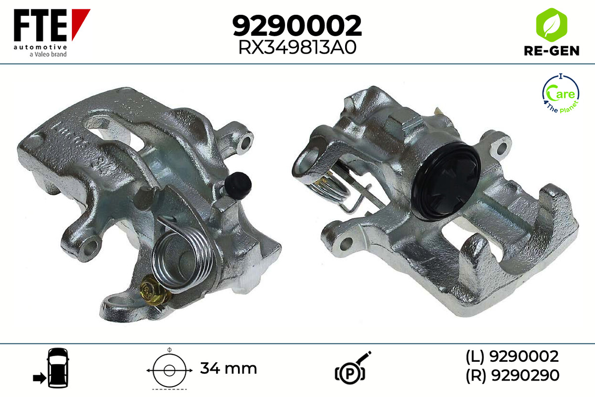 Étrier de frein FTE automotive GmbH ref. 9290002