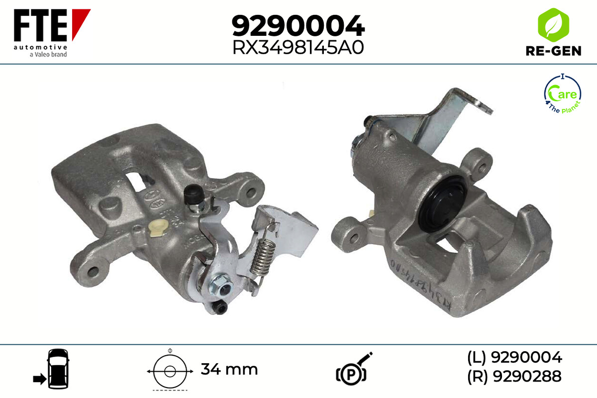 Étrier de frein FTE automotive GmbH ref. 9290004