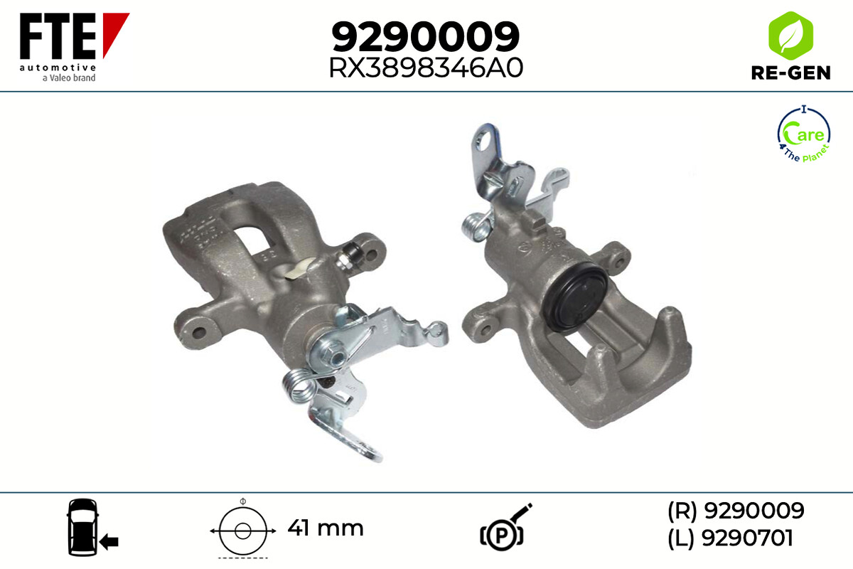 Étrier de frein FTE automotive GmbH 9290009