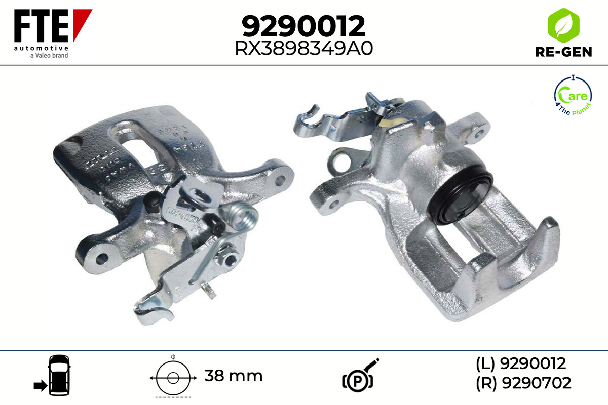 Étrier de frein FTE automotive GmbH ref. 9290012