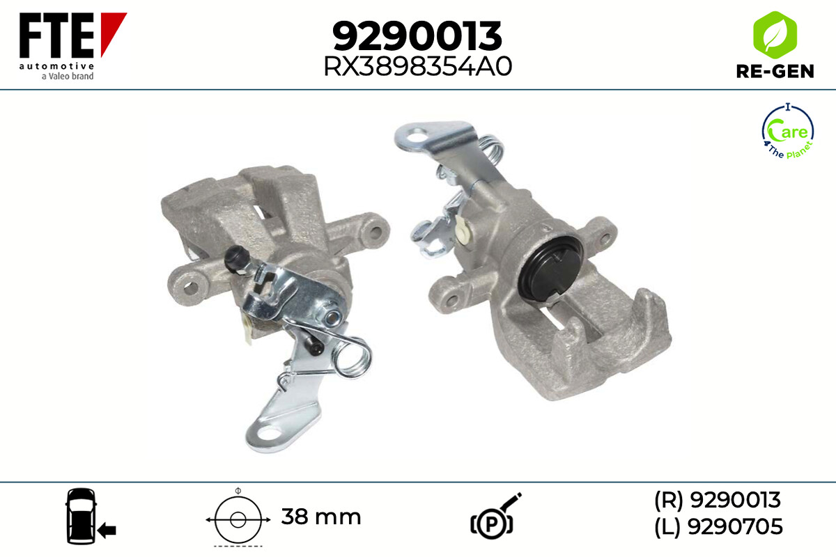 Étrier de frein FTE automotive GmbH ref. 9290013
