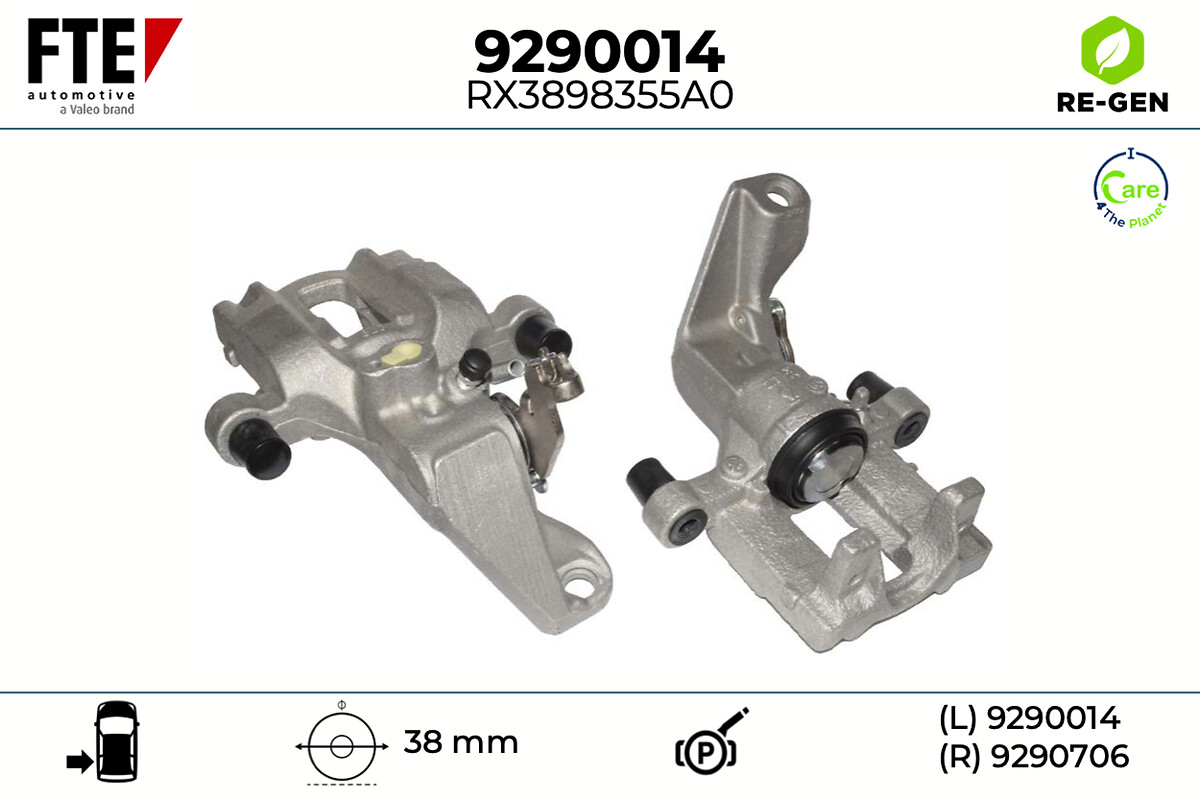 Étrier de frein FTE automotive GmbH ref. 9290014
