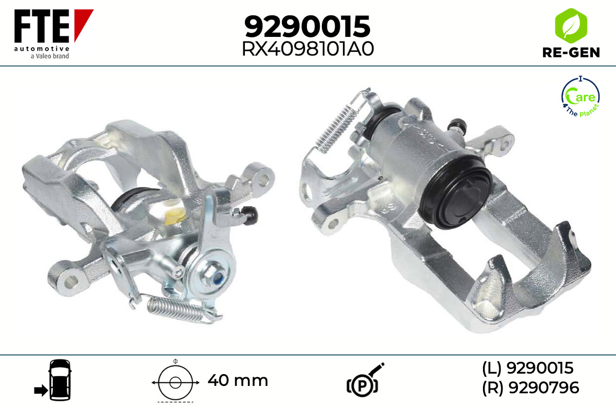 Étrier de frein FTE automotive GmbH ref. 9290015