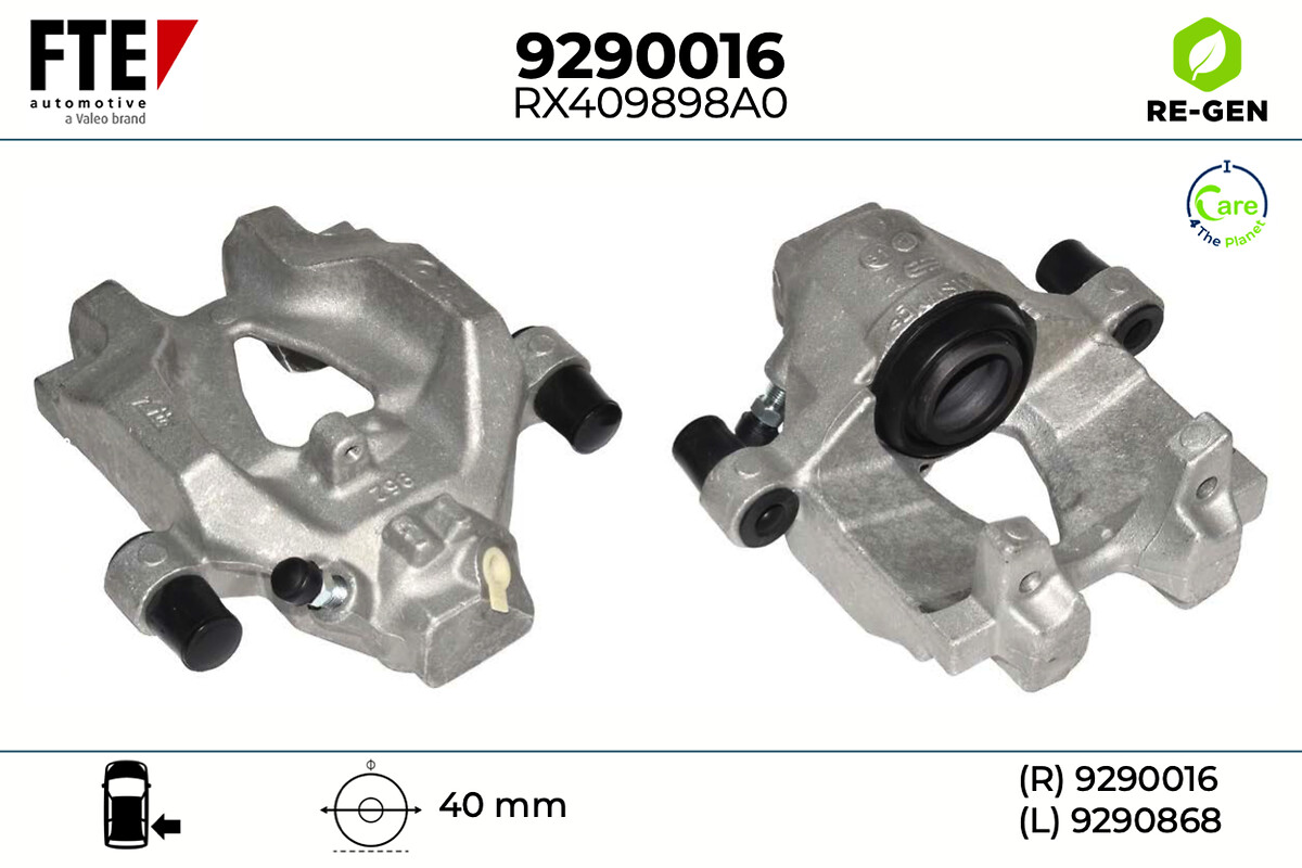 Étrier de frein FTE automotive GmbH ref. 9290016