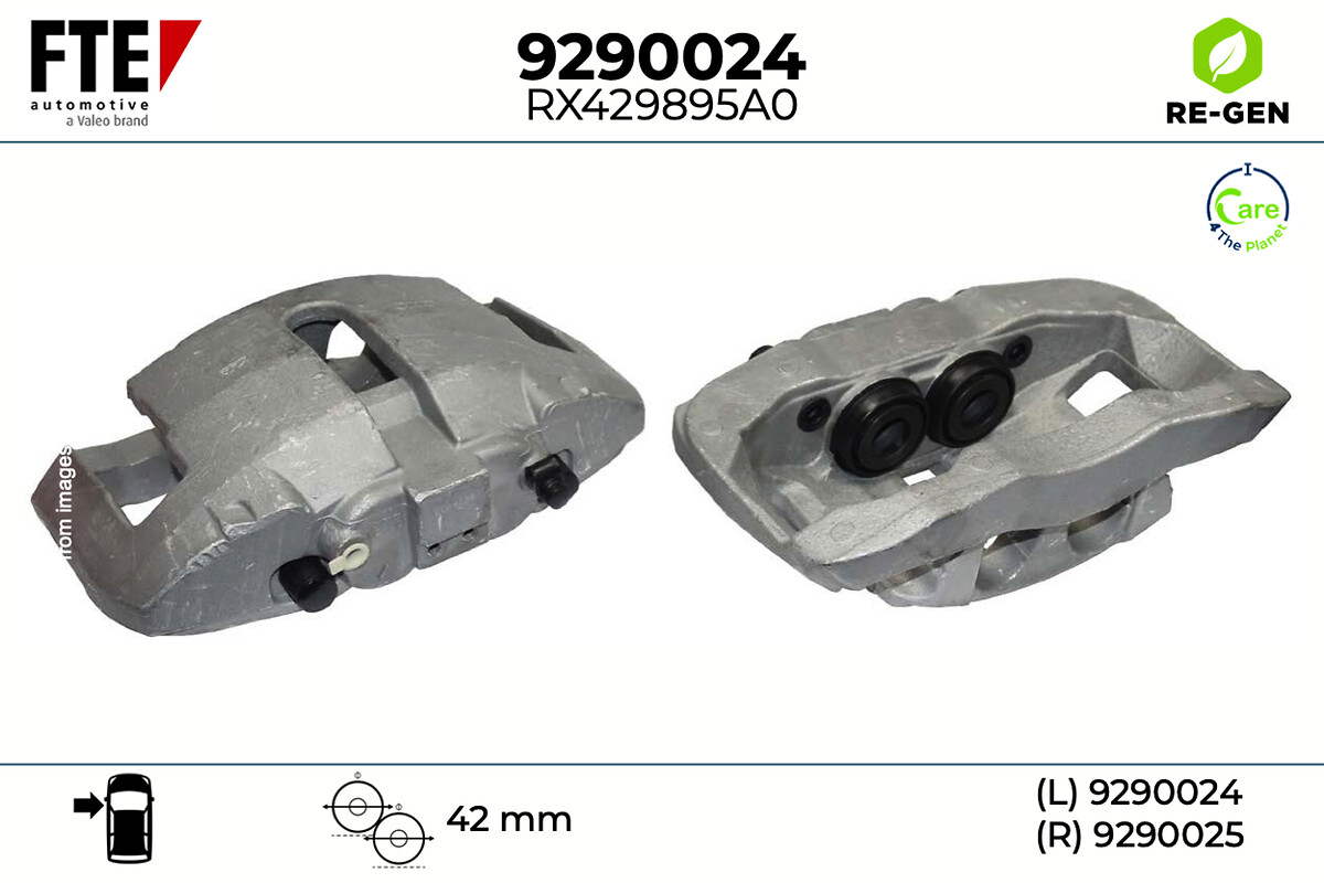 Étrier de frein FTE automotive GmbH ref. 9290024