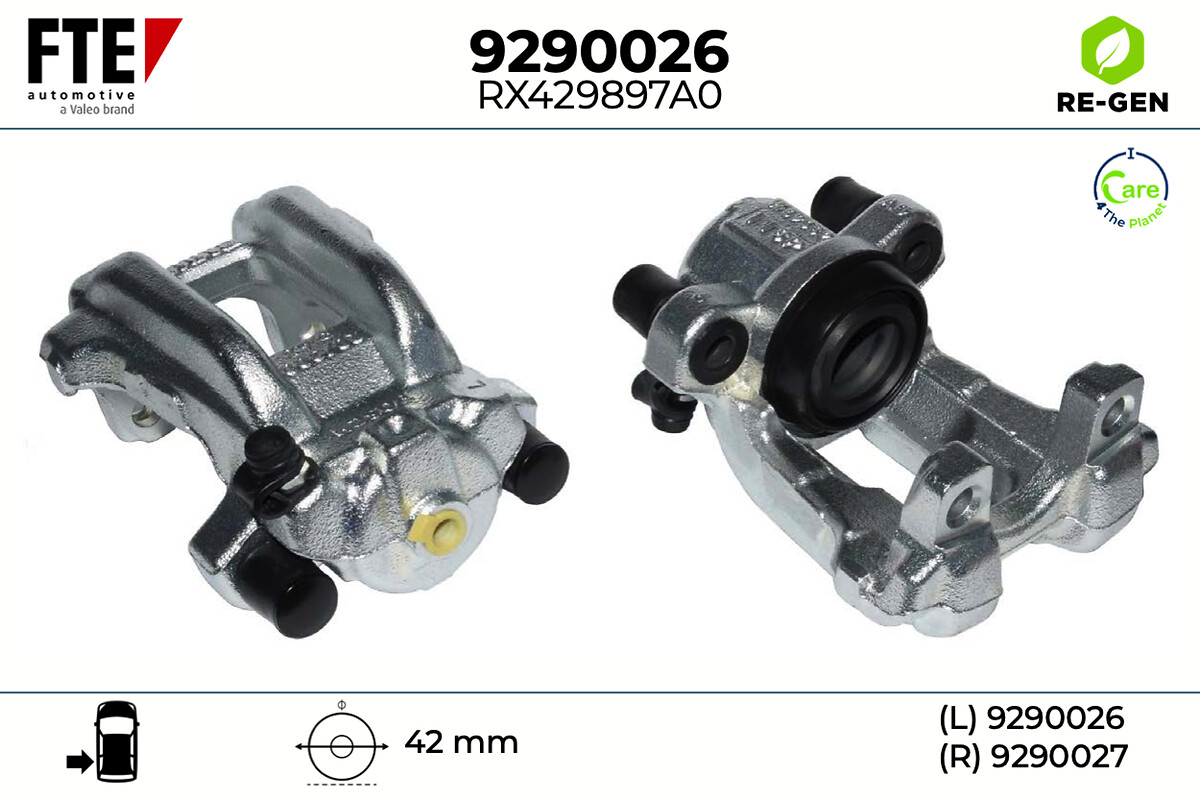Étrier de frein FTE automotive GmbH ref. 9290026