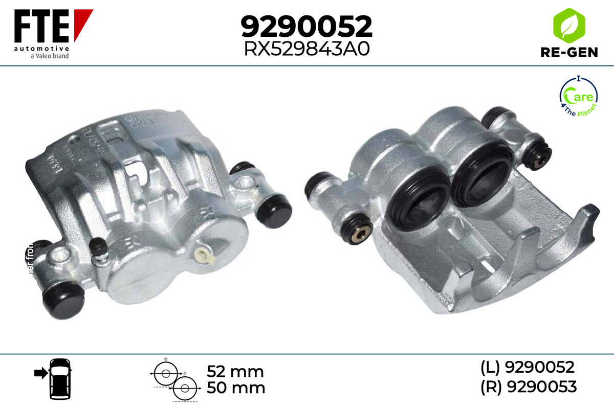 Étrier de frein FTE automotive GmbH ref. 9290052
