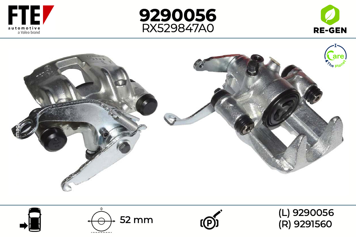 Étrier de frein FTE automotive GmbH 9290056