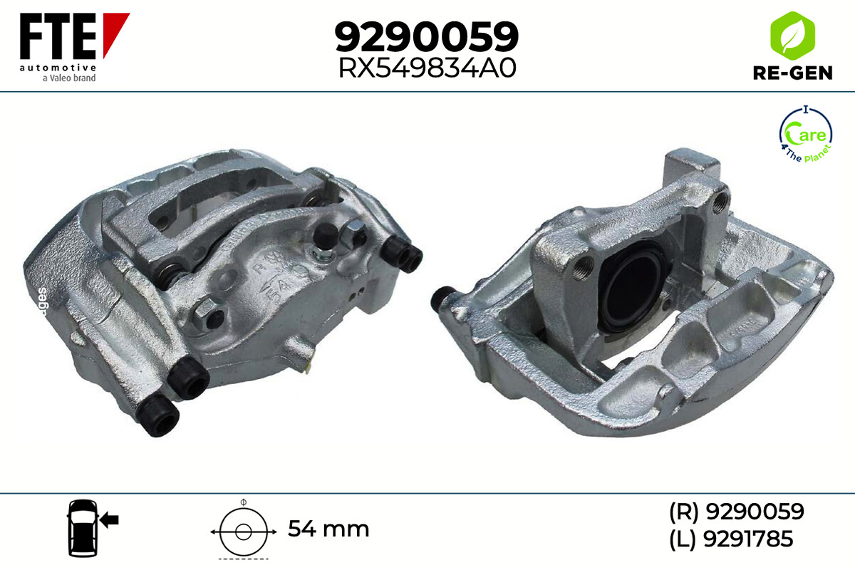Étrier de frein FTE automotive GmbH ref. 9290059