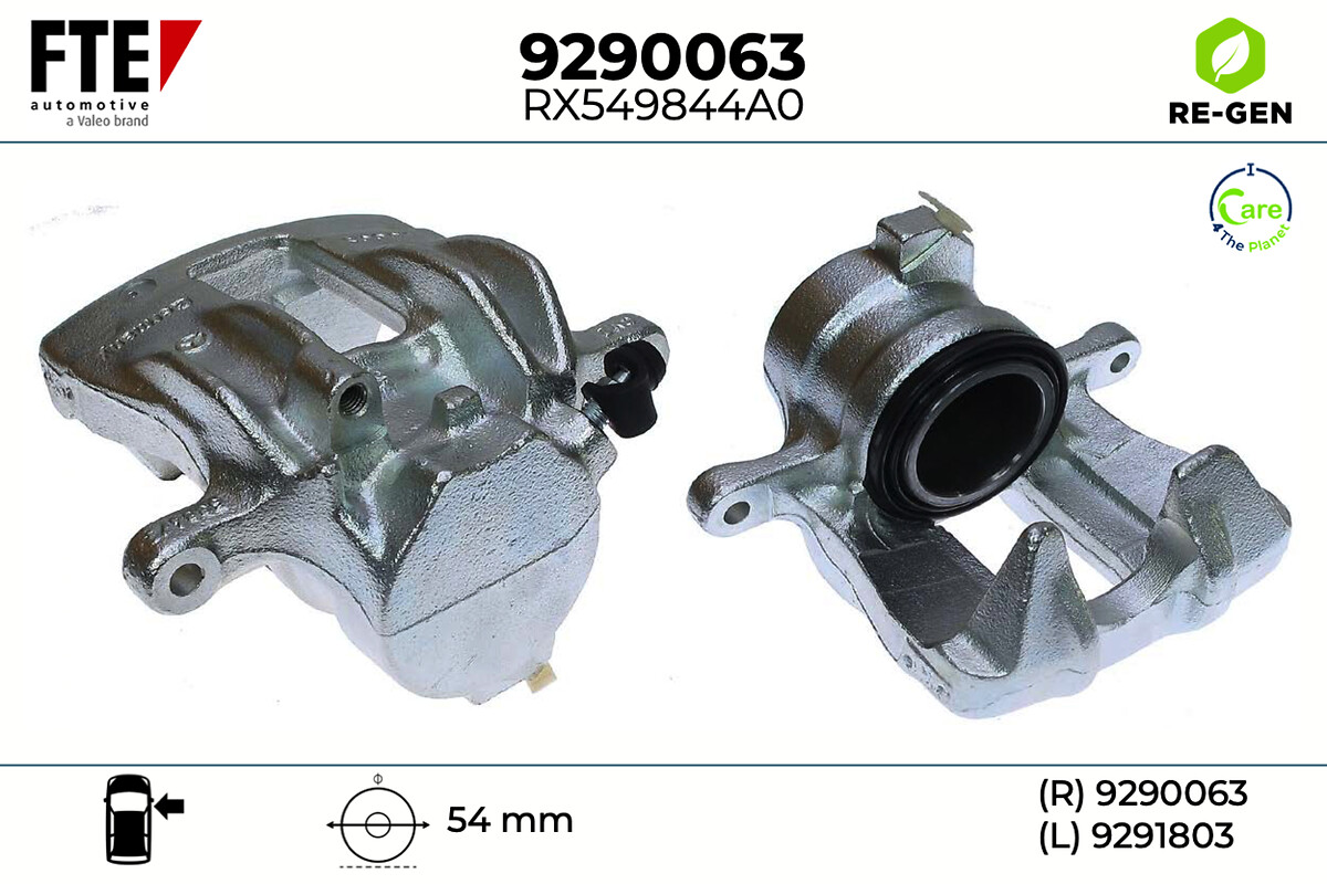 Étrier de frein FTE automotive GmbH ref. 9290063