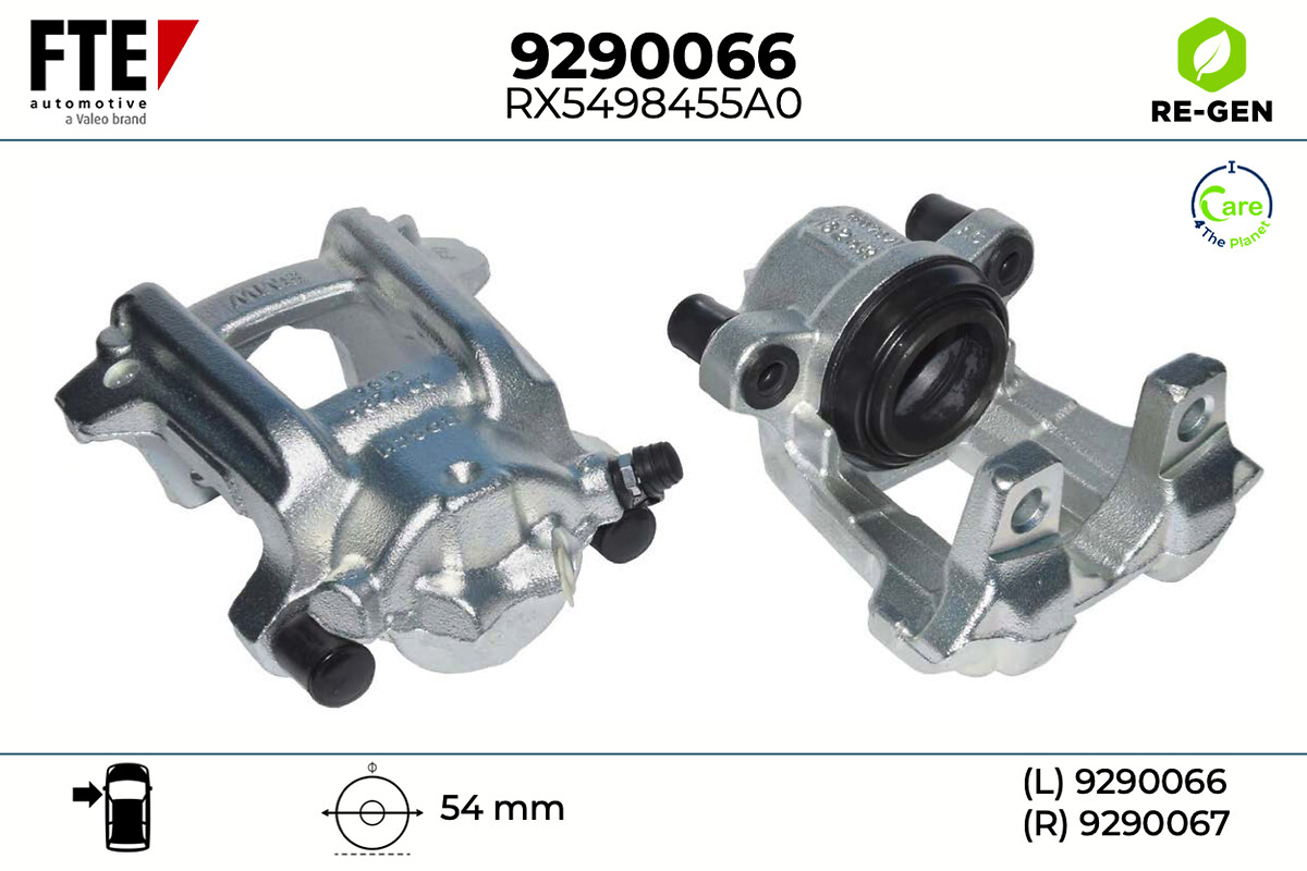 Étrier de frein FTE automotive GmbH ref. 9290066