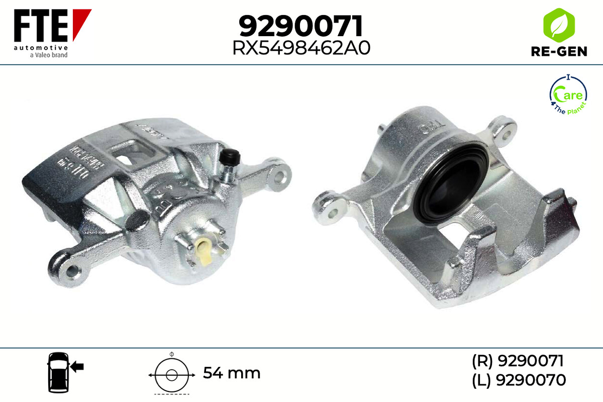 Étrier de frein FTE automotive GmbH ref. 9290071