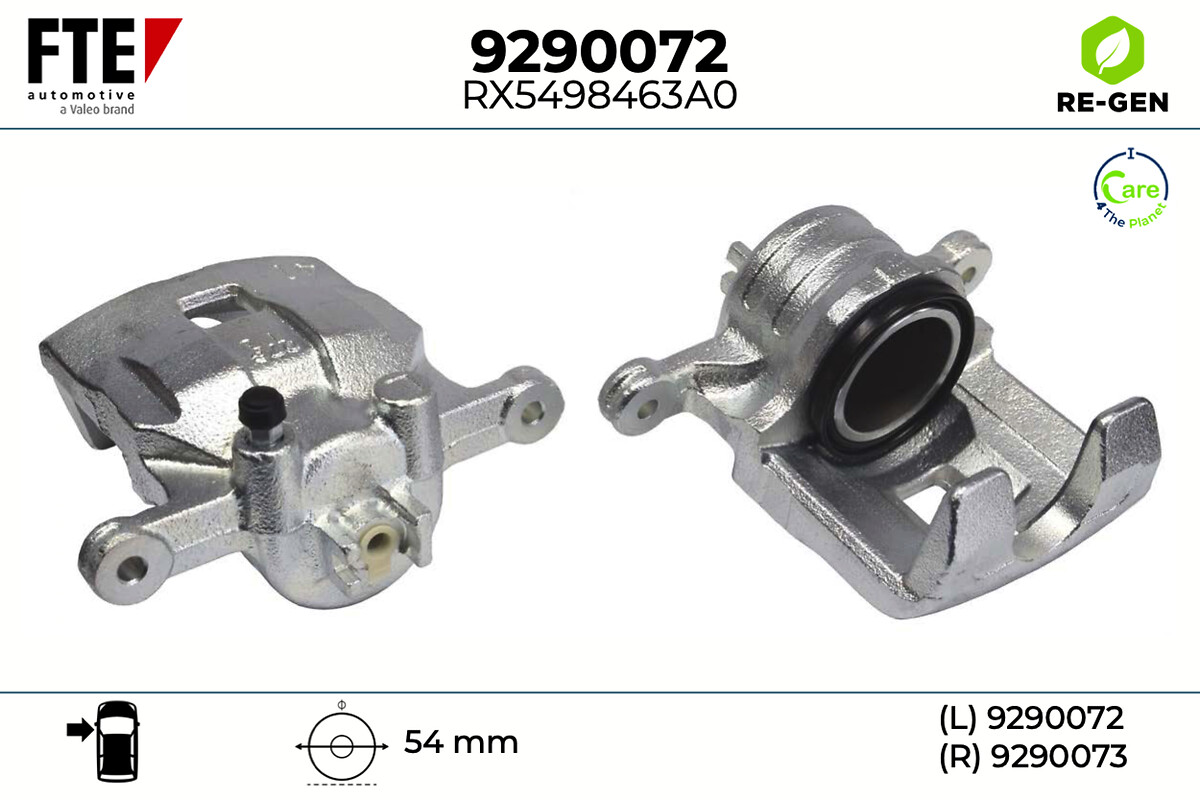 Étrier de frein FTE automotive GmbH ref. 9290072