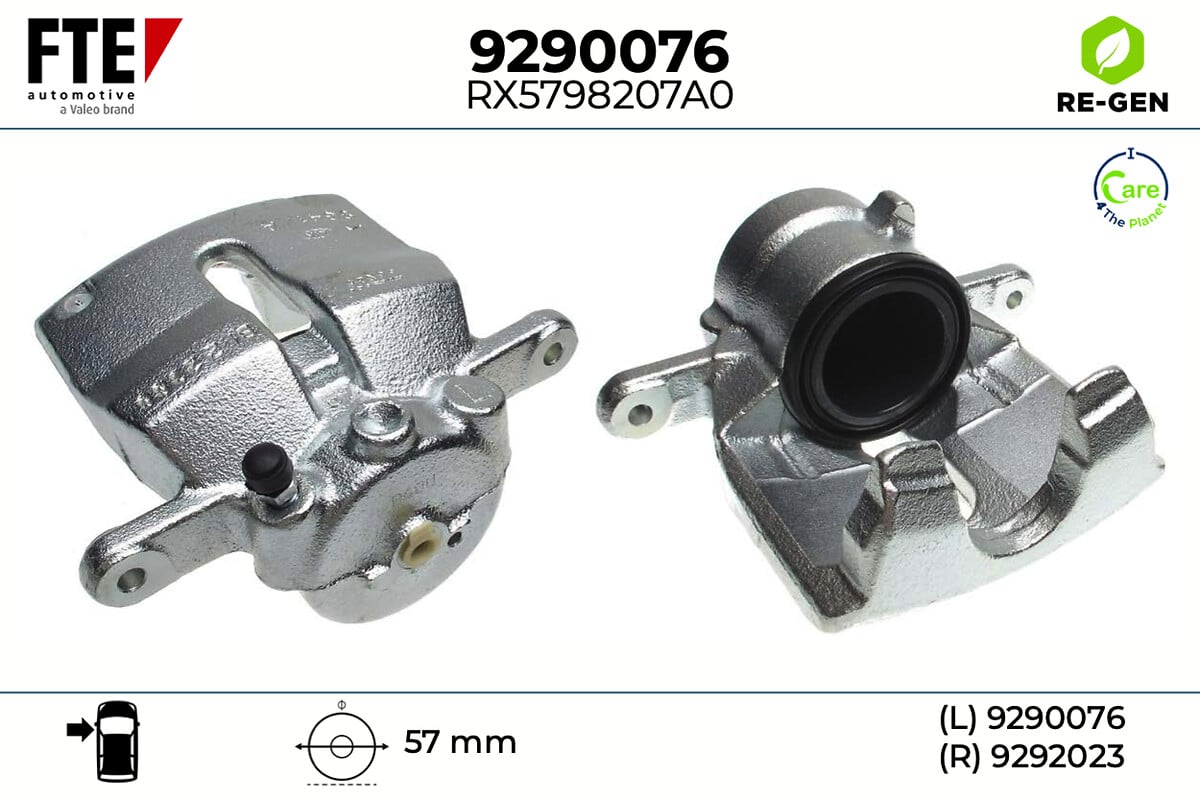 Étrier de frein FTE automotive GmbH ref. 9290076