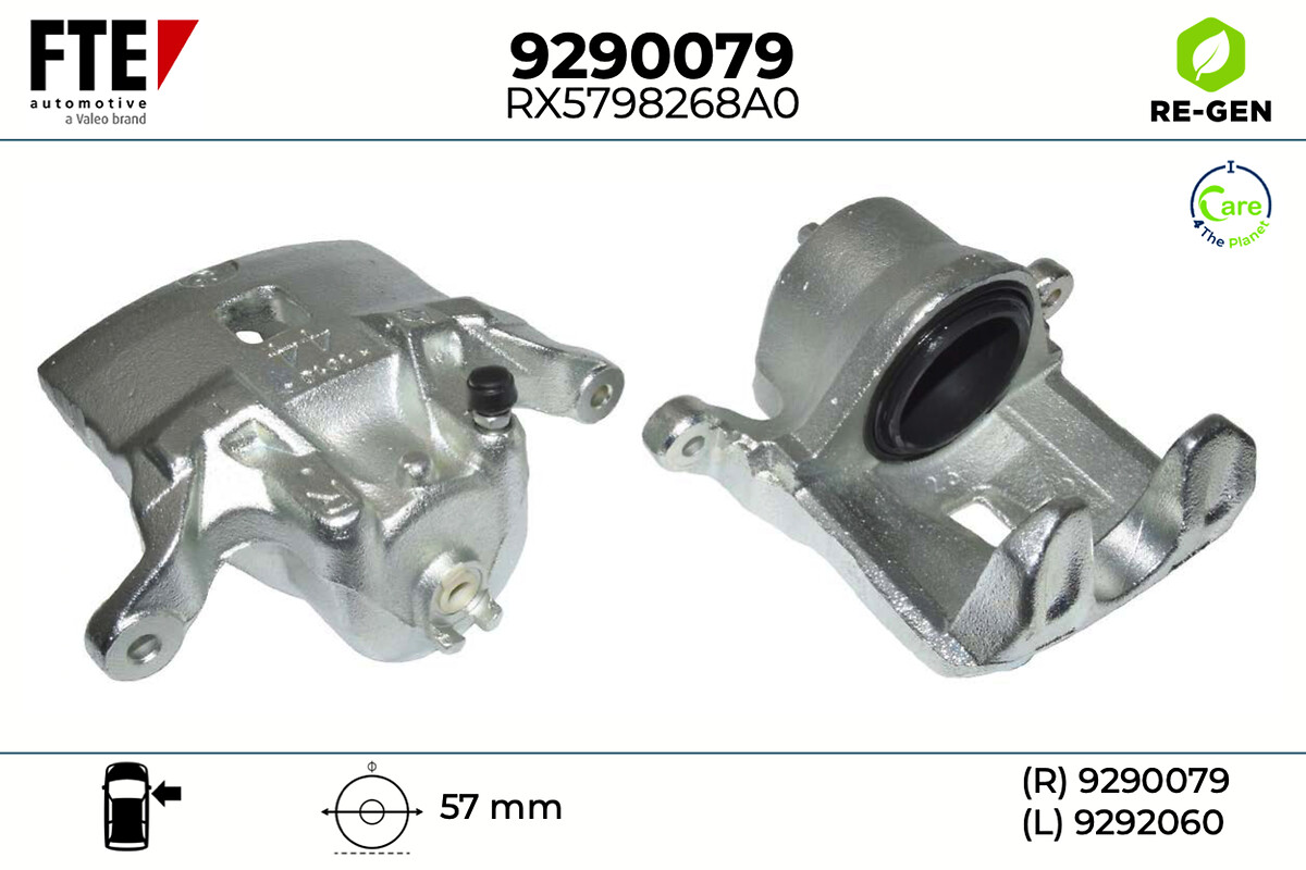 Étrier de frein FTE automotive GmbH ref. 9290079