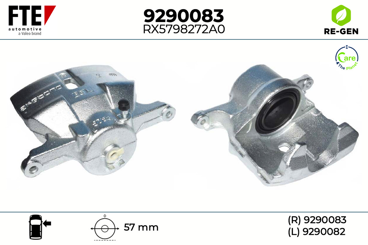 Étrier de frein FTE automotive GmbH ref. 9290083