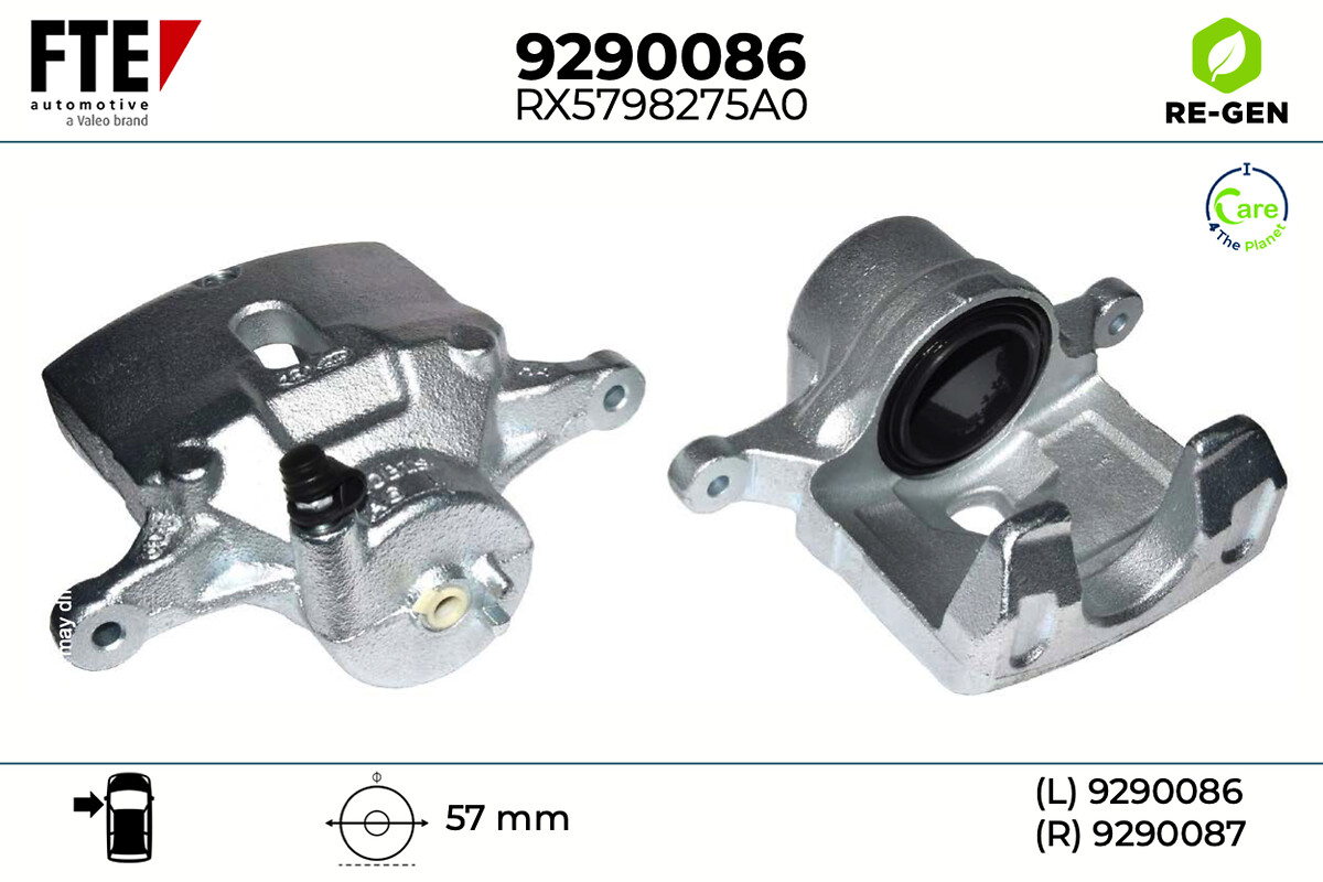 Étrier de frein FTE automotive GmbH ref. 9290086