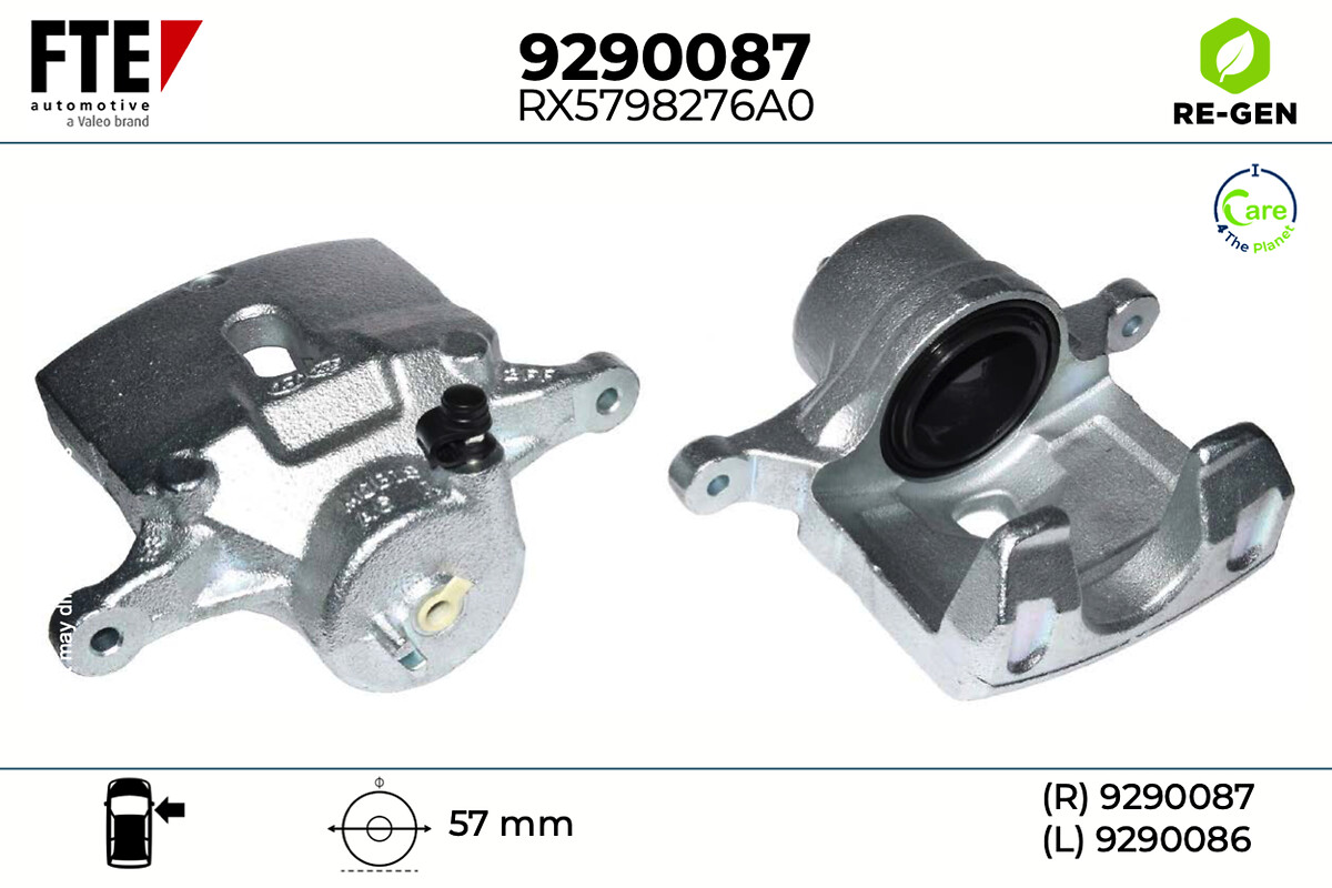 Étrier de frein FTE automotive GmbH ref. 9290087