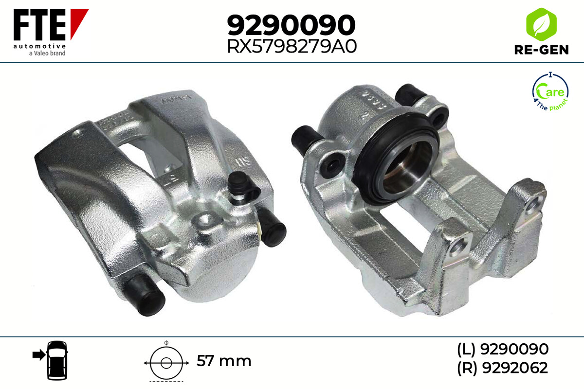 Étrier de frein FTE automotive GmbH ref. 9290090