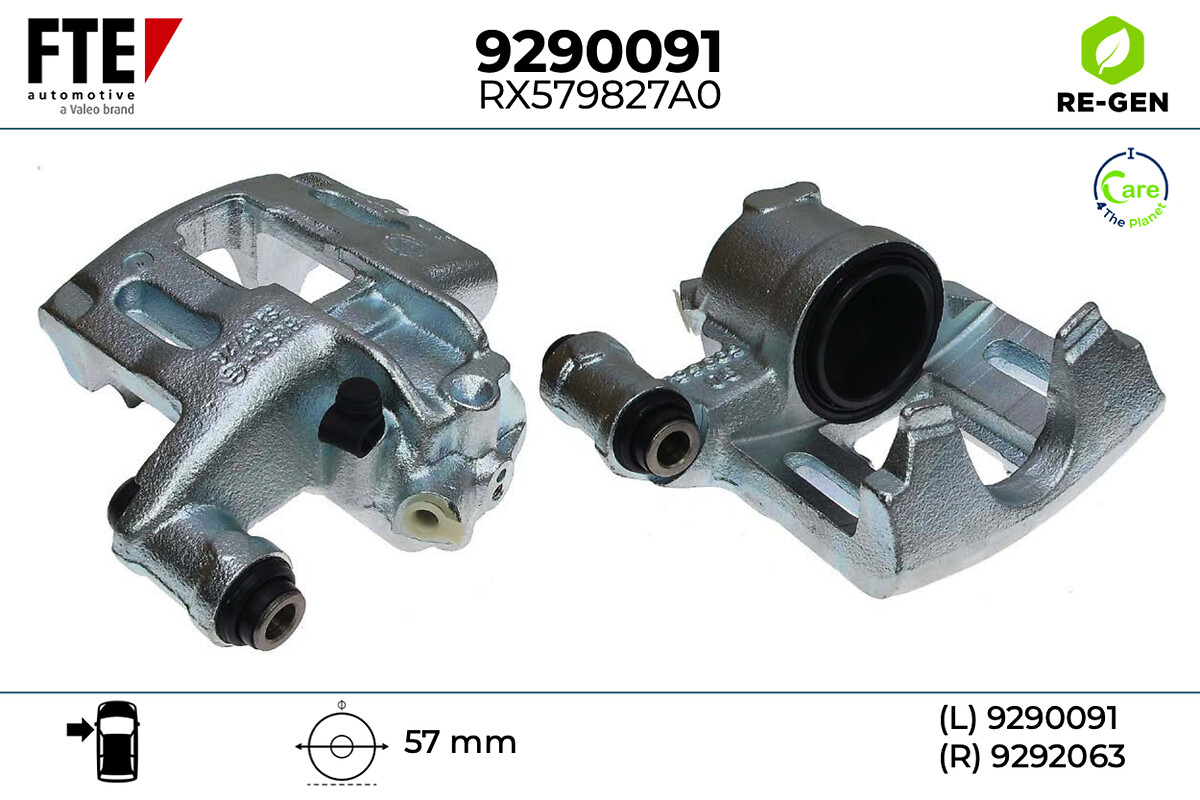 Étrier de frein FTE automotive GmbH ref. 9290091