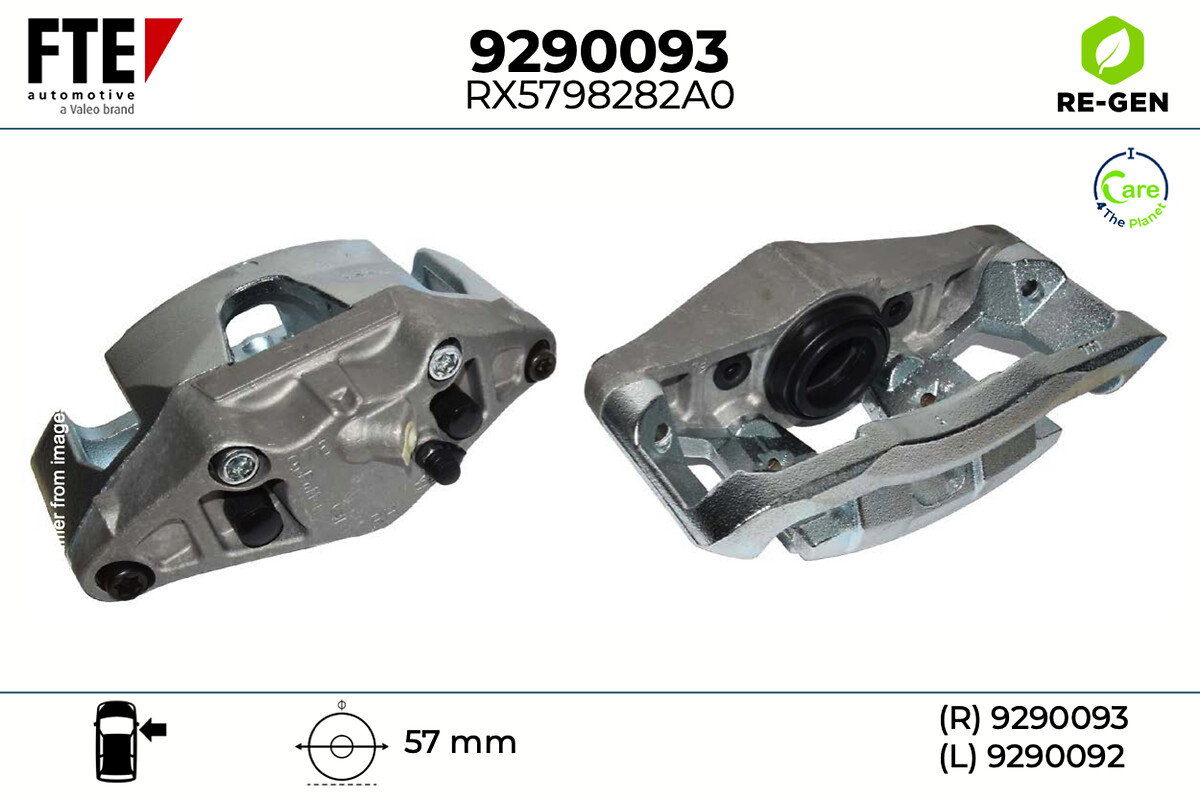 Étrier de frein FTE automotive GmbH ref. 9290093