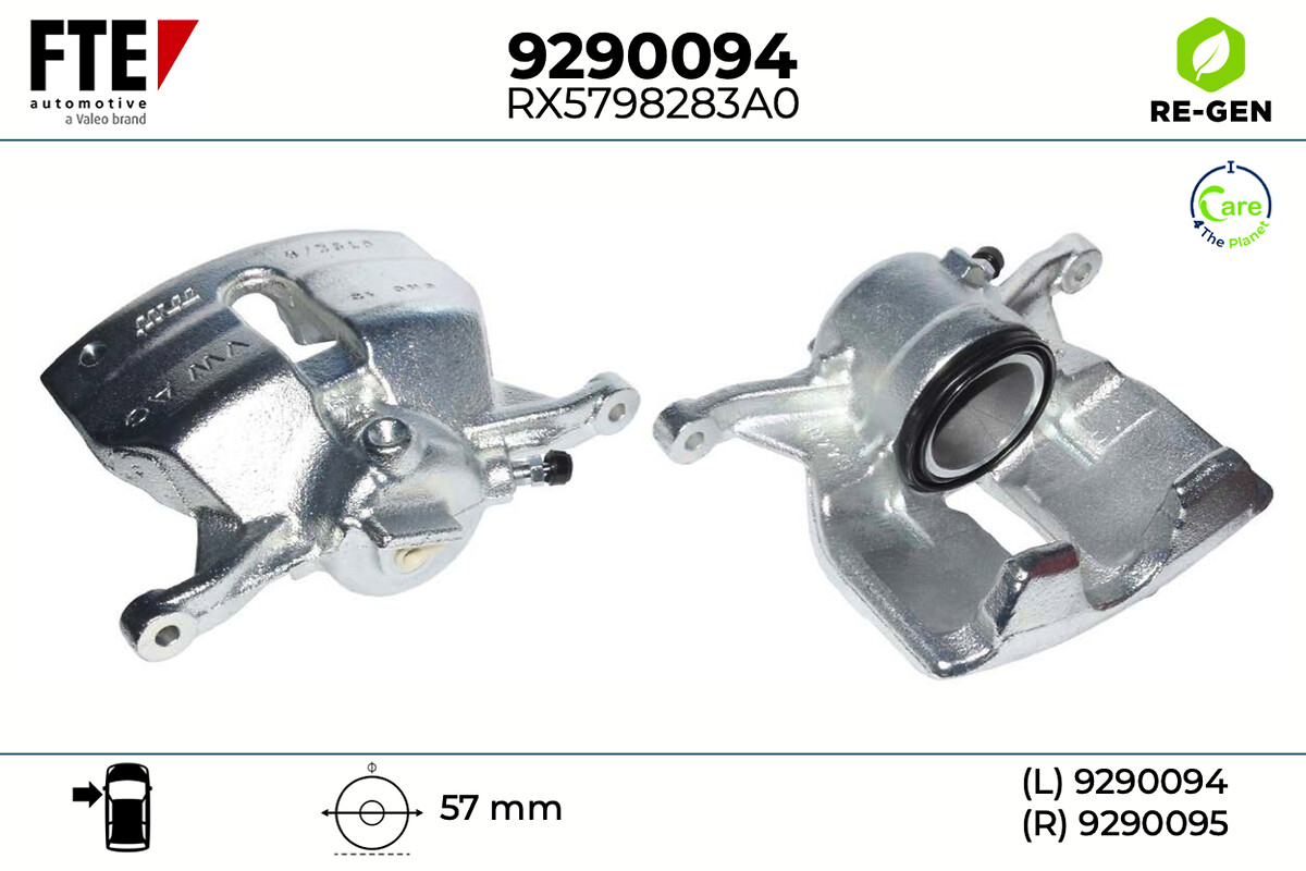 Étrier de frein FTE automotive GmbH ref. 9290094