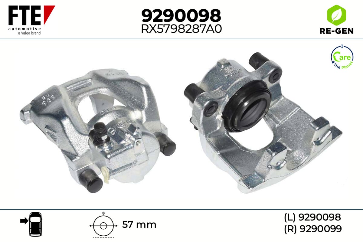 Étrier de frein FTE automotive GmbH ref. 9290098