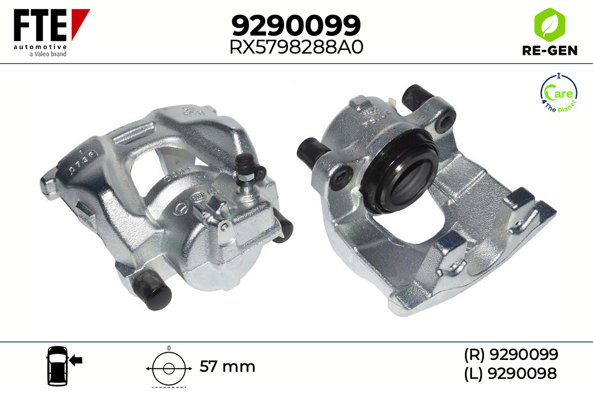 Étrier de frein FTE automotive GmbH ref. 9290099
