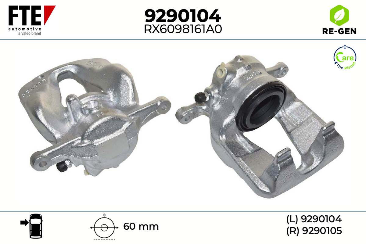 Étrier de frein FTE automotive GmbH ref. 9290104