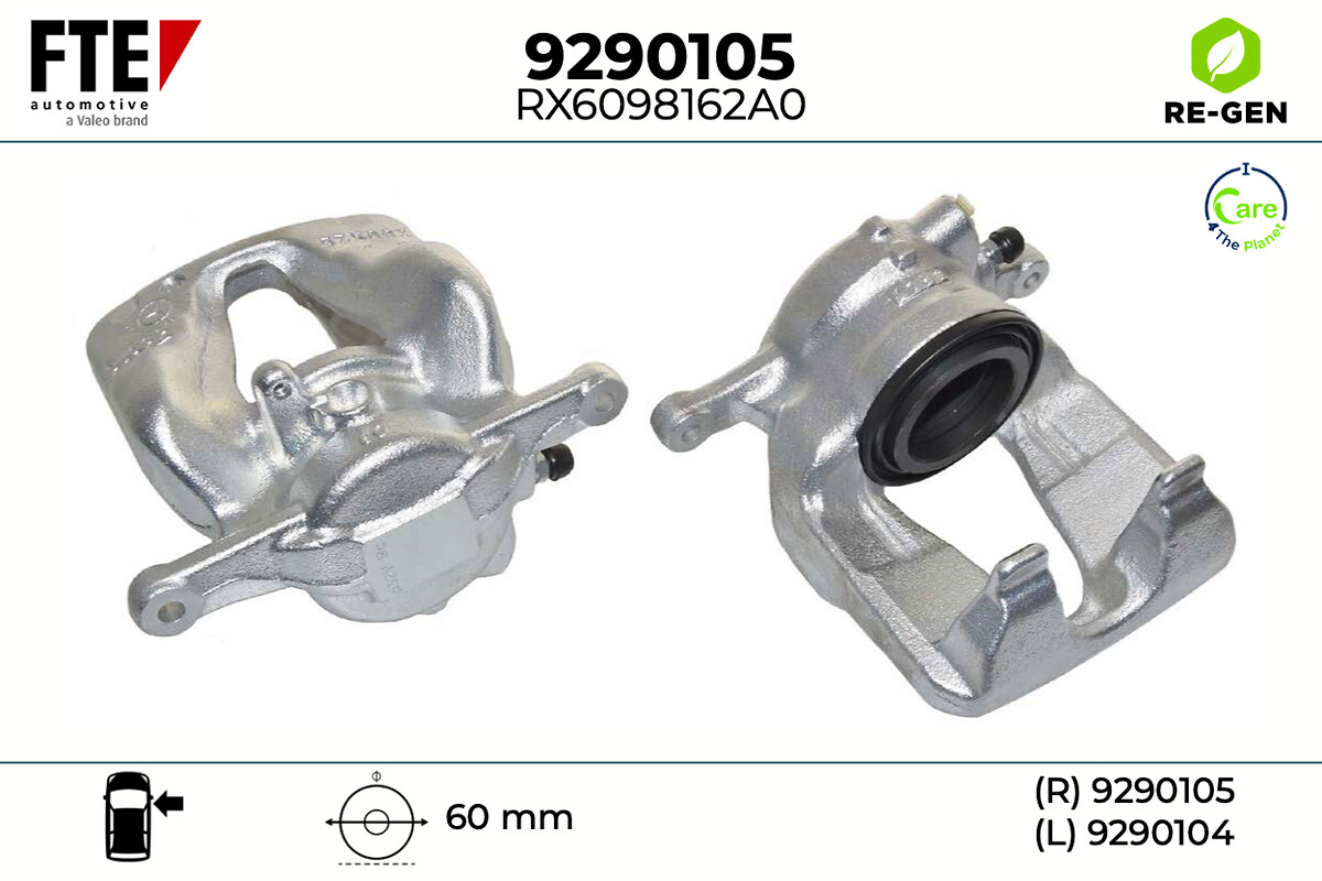 Étrier de frein FTE automotive GmbH ref. 9290105