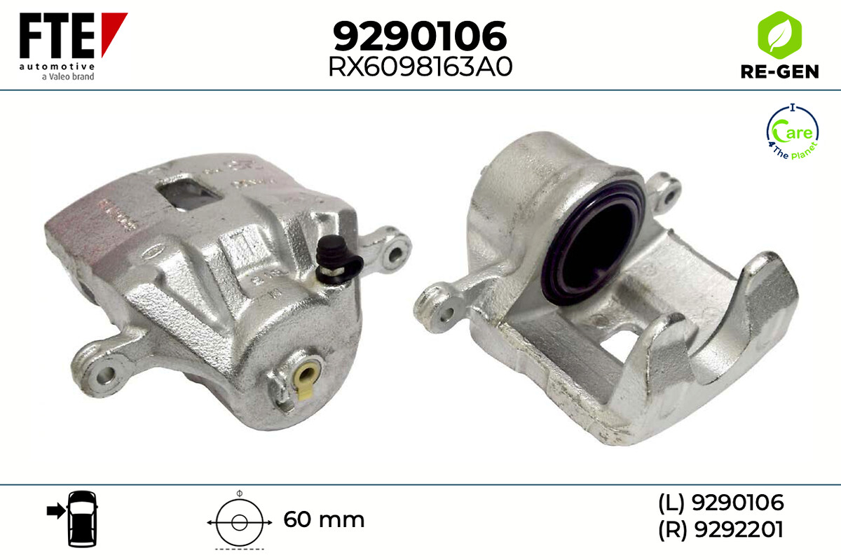 Étrier de frein FTE automotive GmbH ref. 9290106