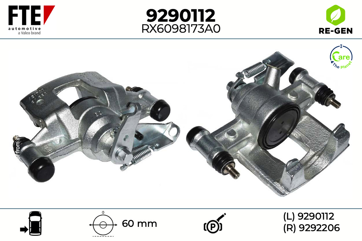 Étrier de frein FTE automotive GmbH ref. 9290112