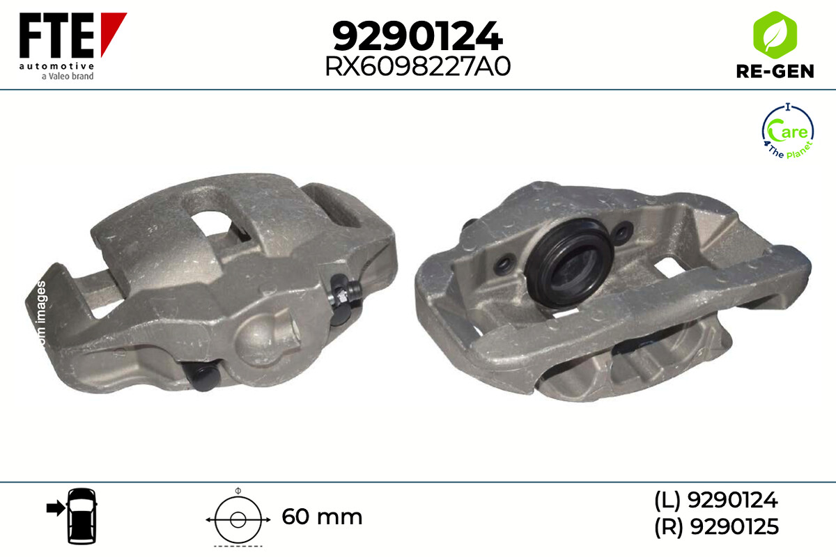 Étrier de frein FTE automotive GmbH ref. 9290124