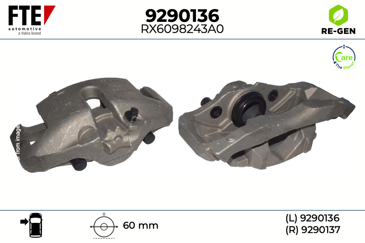 Étrier de frein FTE automotive GmbH ref. 9290136