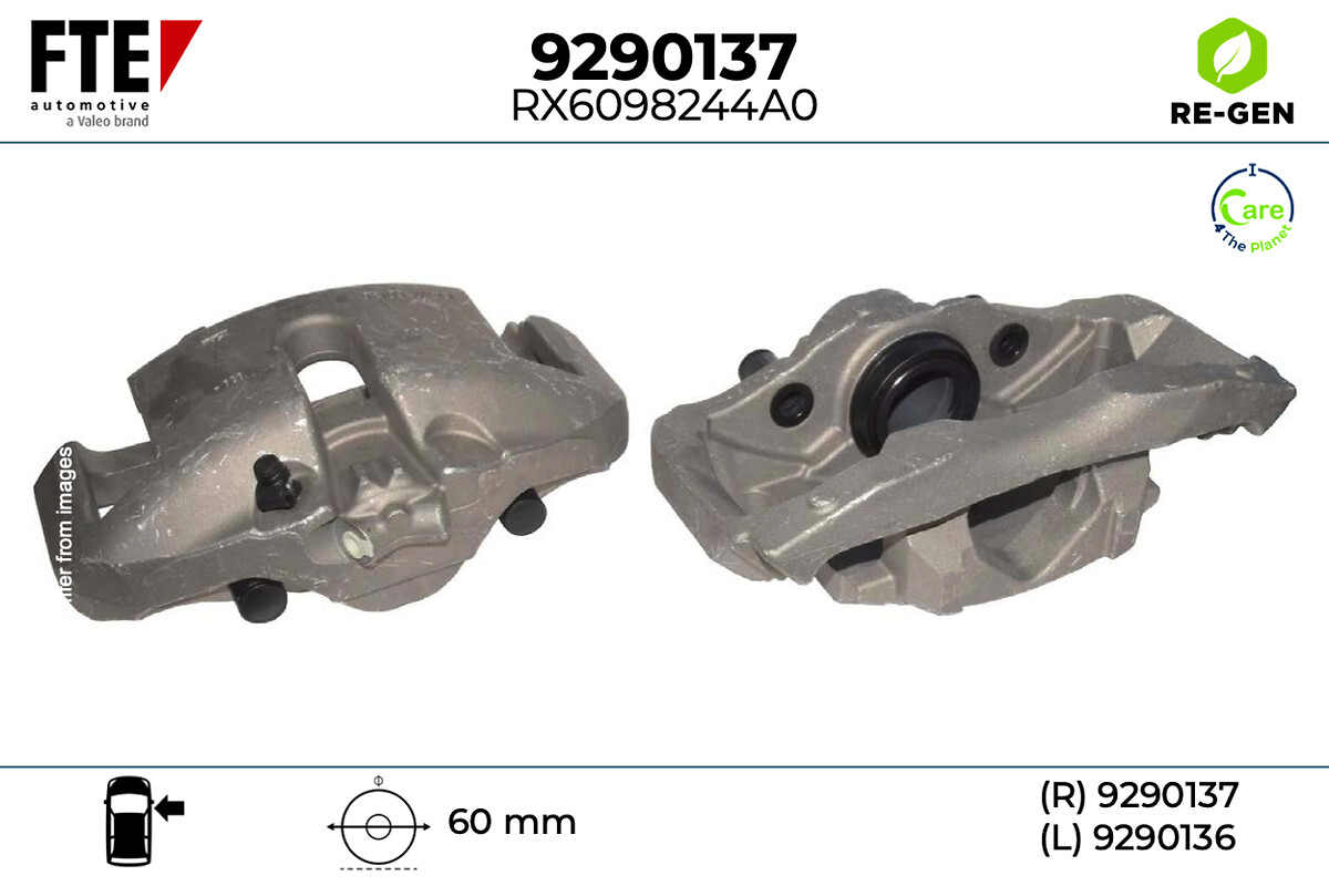Étrier de frein FTE automotive GmbH ref. 9290137