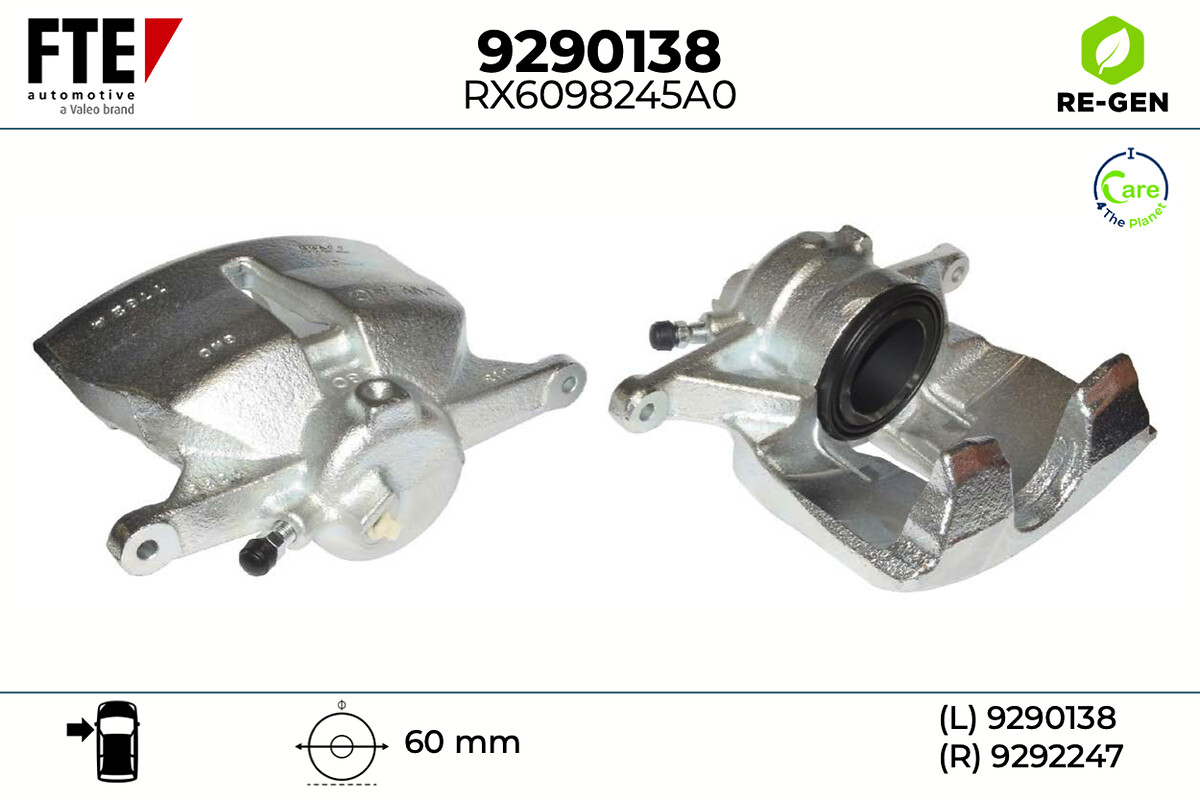 Étrier de frein FTE automotive GmbH ref. 9290138