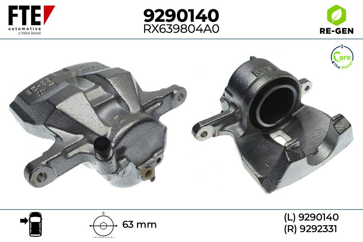 Étrier de frein FTE automotive GmbH ref. 9290140