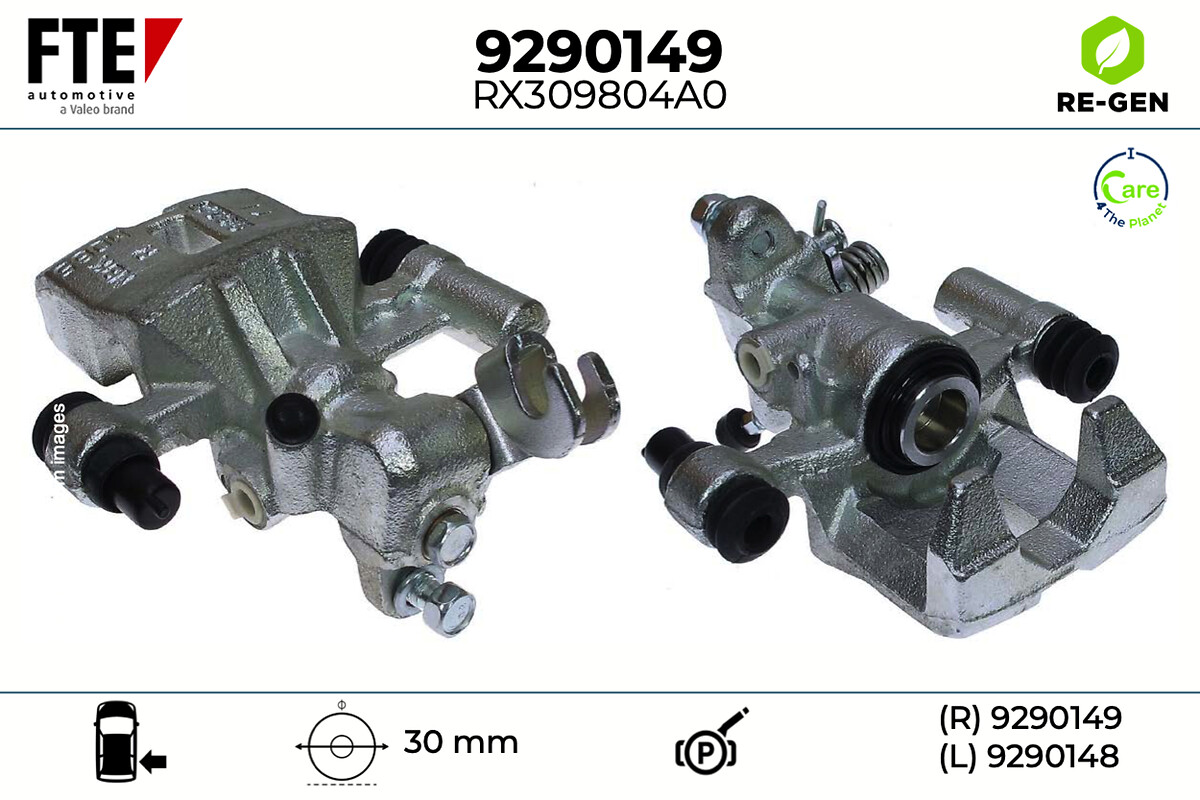 Étrier de frein FTE automotive GmbH ref. 9290149